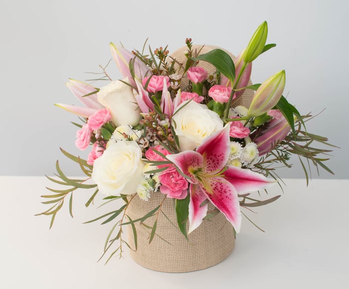 White Blossom Valentine Box image